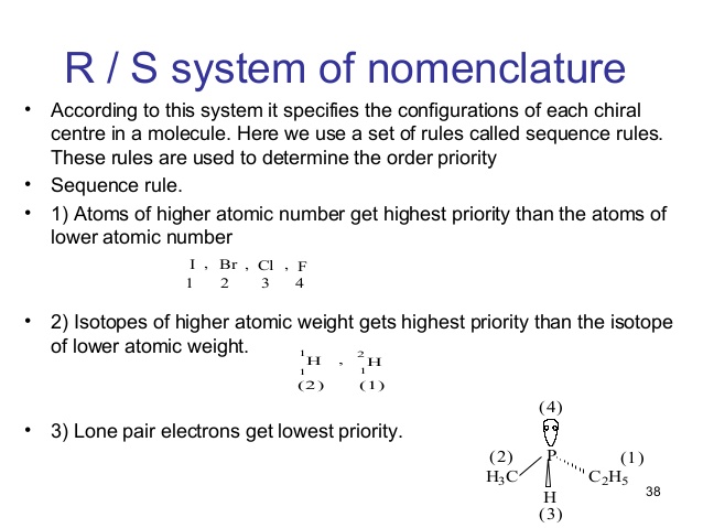 R S System Of Nomenclature Online Chemistry Tutorial That Deals